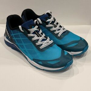 Merrell ML Bare Access  Boy's Size 6 Blue Running Shoes Athletic Sneakers